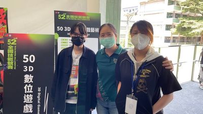 全國技能競賽3D數位遊戲設計奪季軍　東南科大「三連霸」擦身過